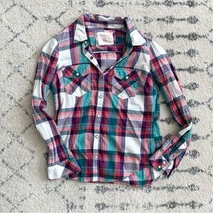 Sonoma plaid button down